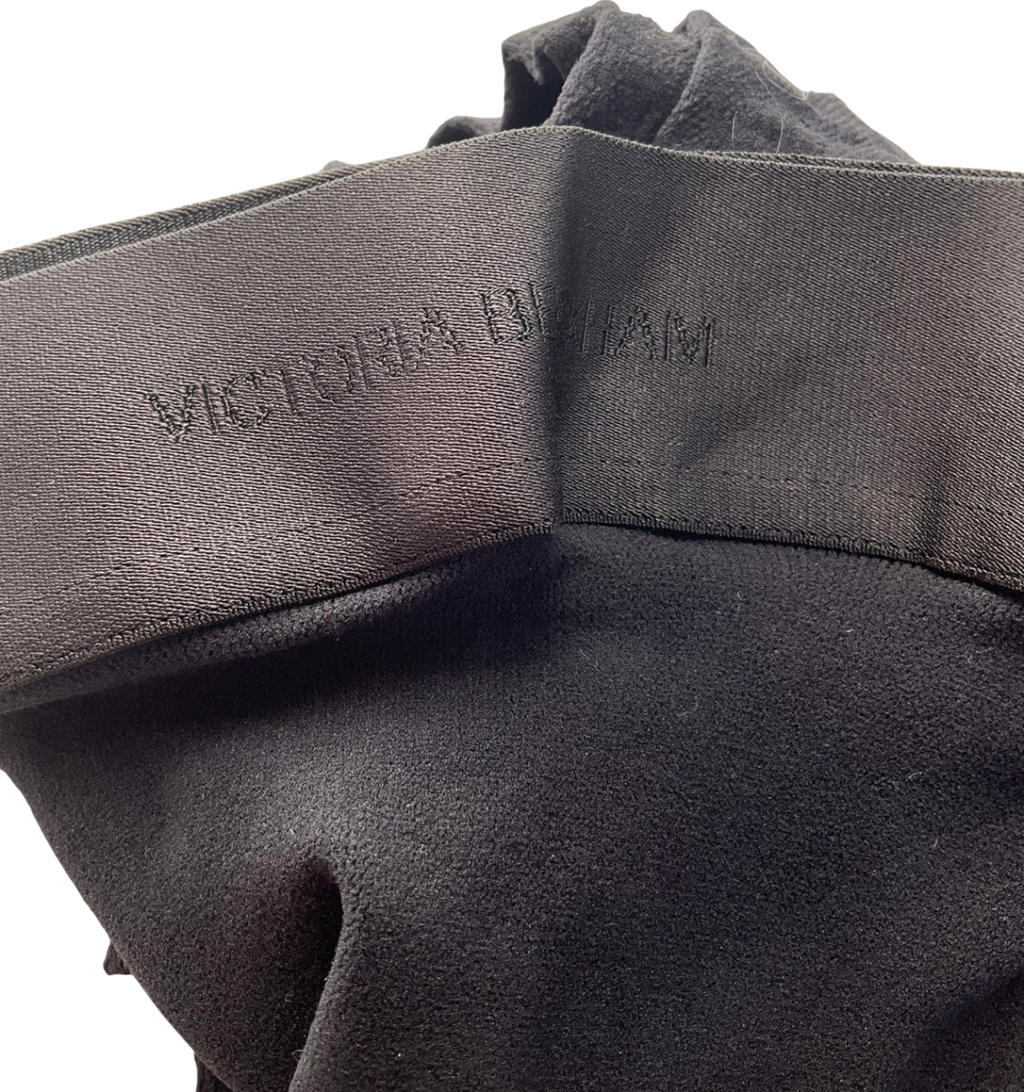 Victoria Beckham Black Lace Monogram Tights UK M/L