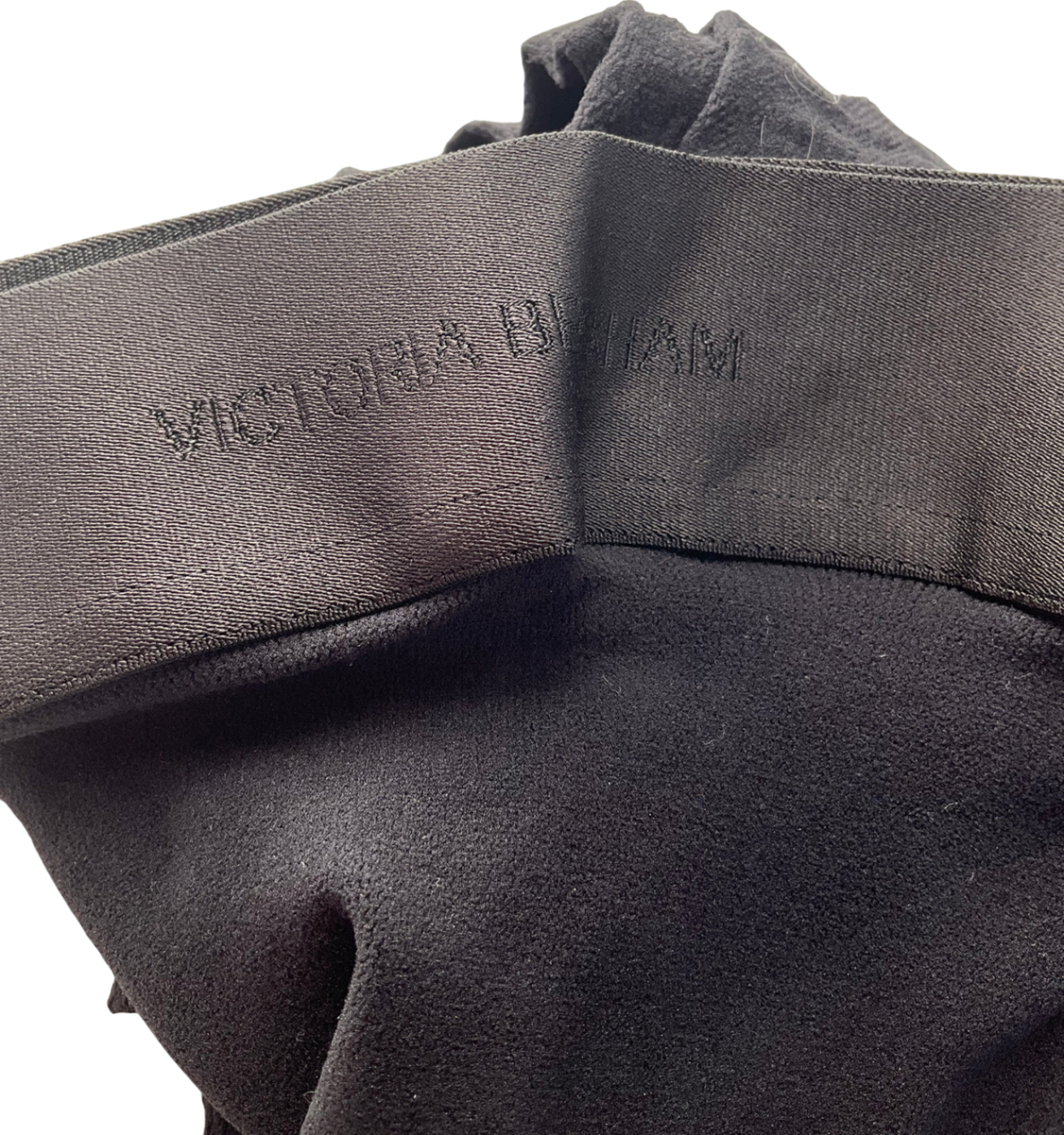 Victoria Beckham Black Lace Monogram Tights UK M/L