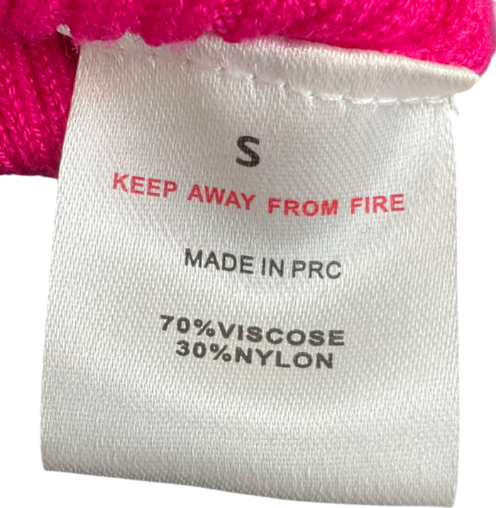 MY NELLY Long Sleeved Red And Pink Maxi Dress UK S