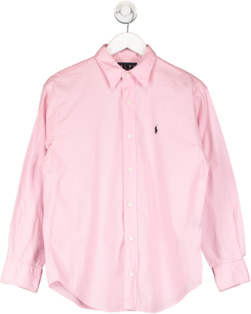 Polo Ralph Lauren Pink Long Sleeve Shirt UK 10