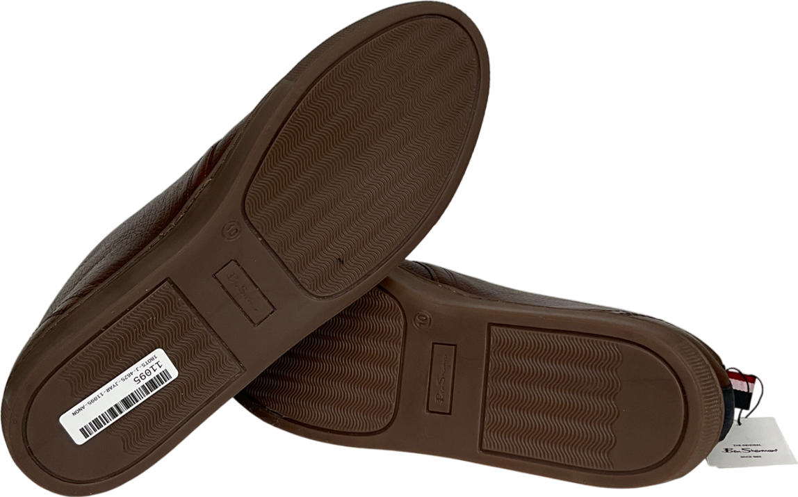 Ben Sherman Brown Leather Parka Boot UK 10 EU 44 👞