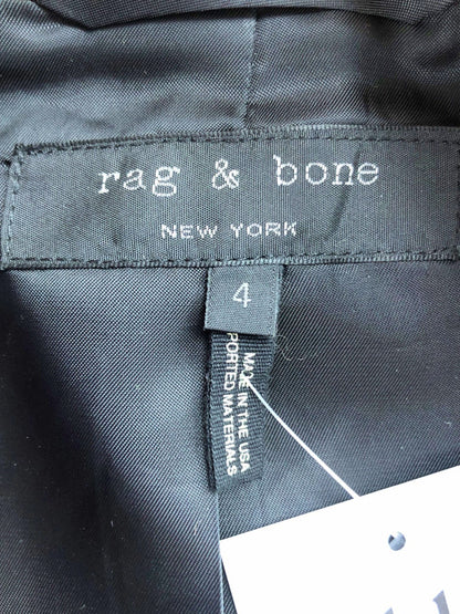 Rag & Bone Brown Double-Breasted Blazer US 4