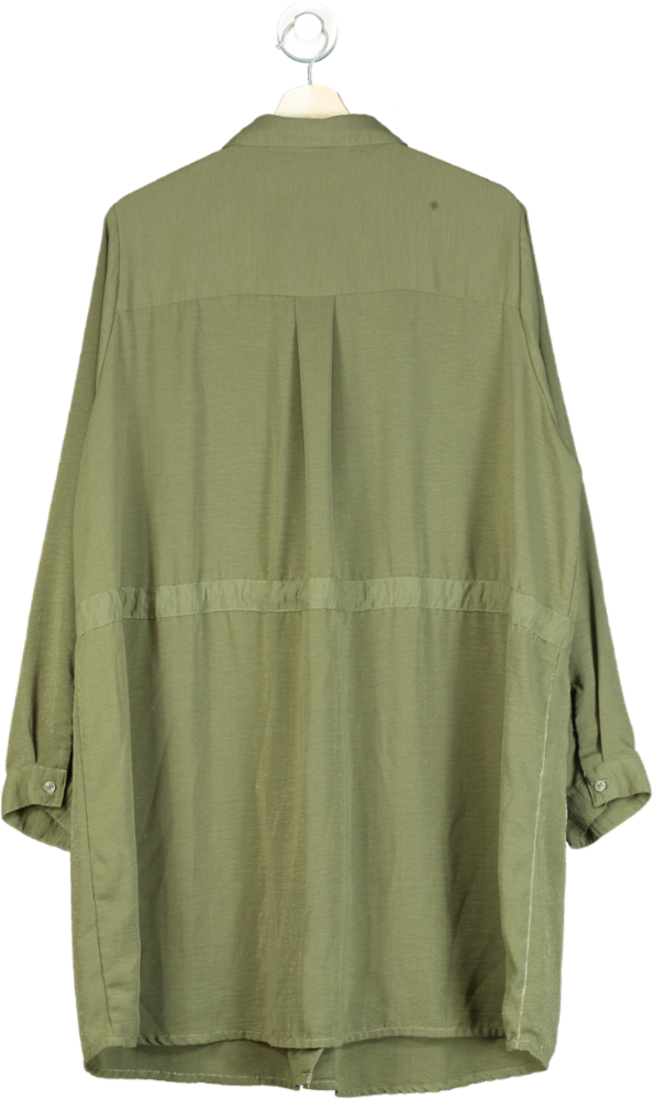 Yours Olive Green Shirt Dress UK 22-24