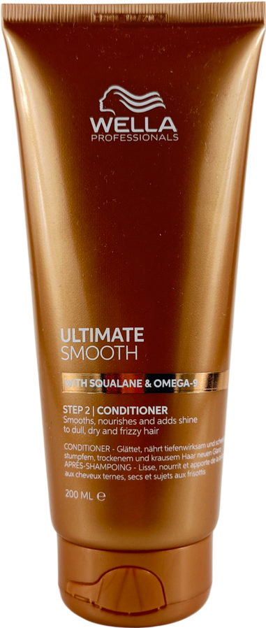 Wella Ultimate Smooth Conditioner With Squalane & Omega 9 For Dry, Dull & Frizzy Hair 200ml