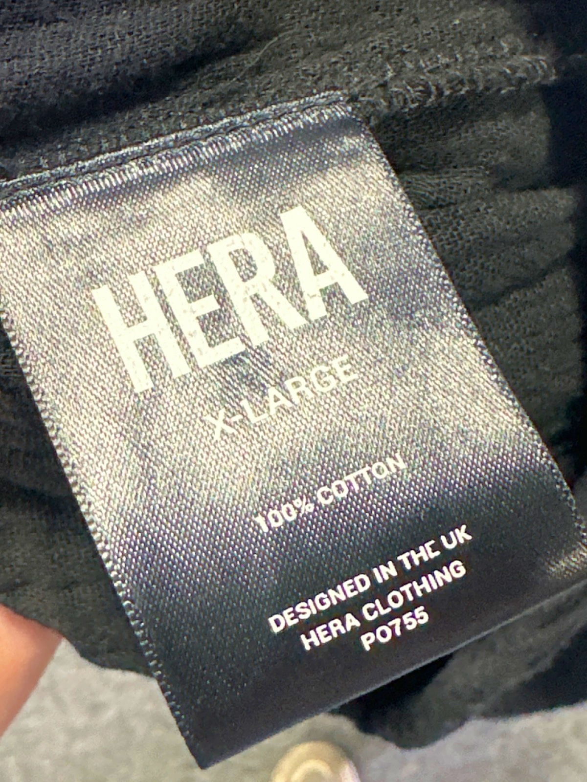 HERA Black WideLeg Trousers UK XL