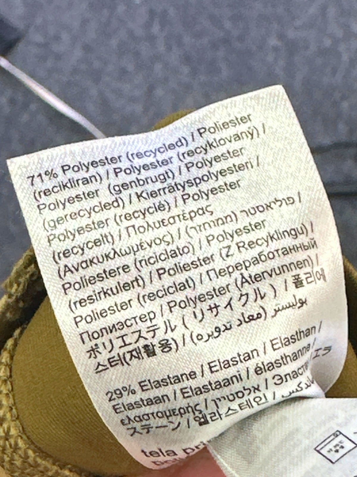 On-Running Yellow Run On Clouds Independent Tights UK XS