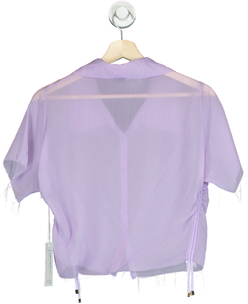 Heart of Sun Lavender Sheer Cover-Up Top One Size