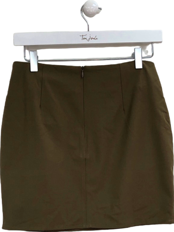 Fashion Nova Brown Mini Skirt UK S