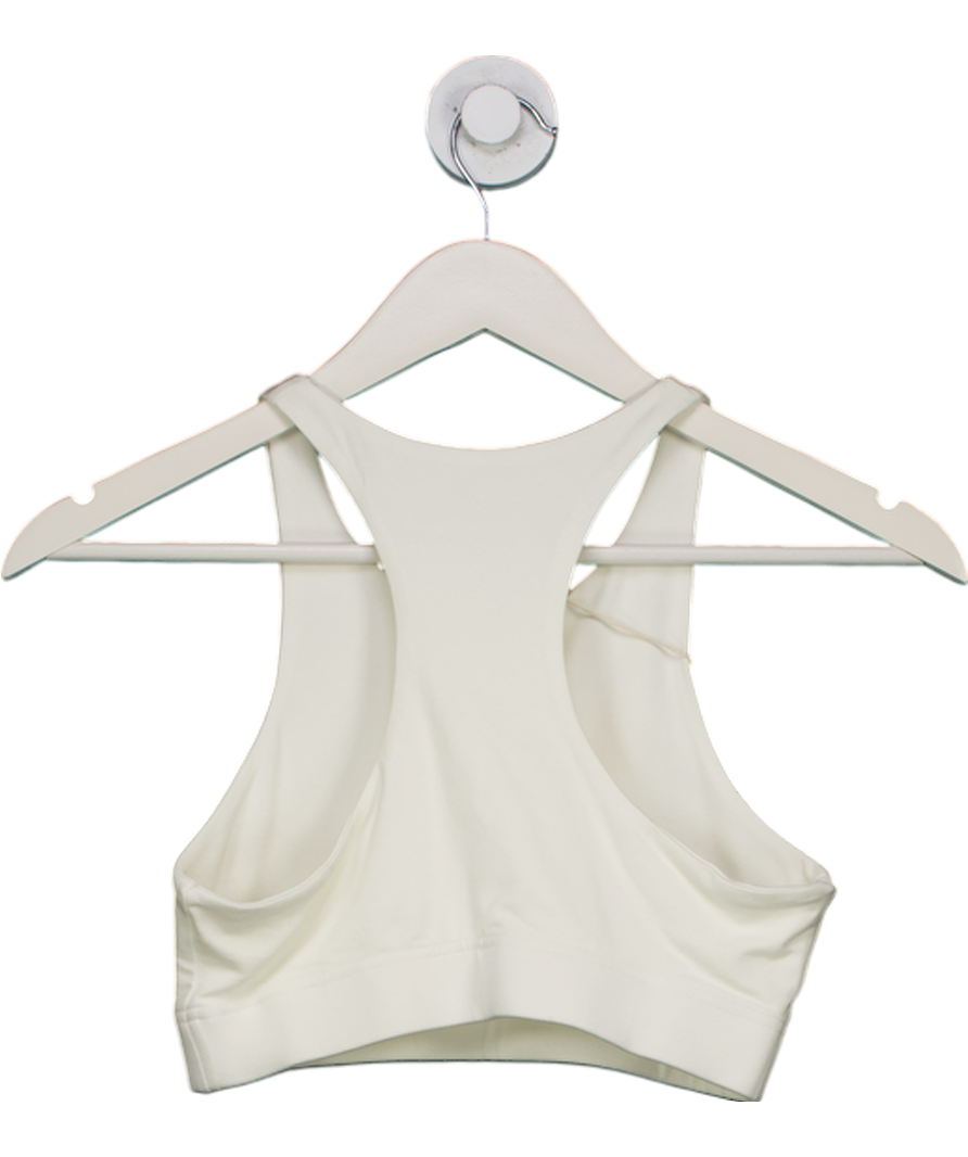 All Glory White Soft Sports Bra UK S