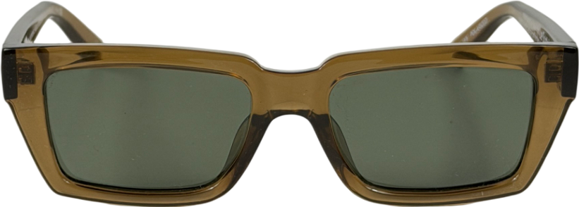 LE SPECS Brown Nocturnal Habit Umber Polarised Sunglasses