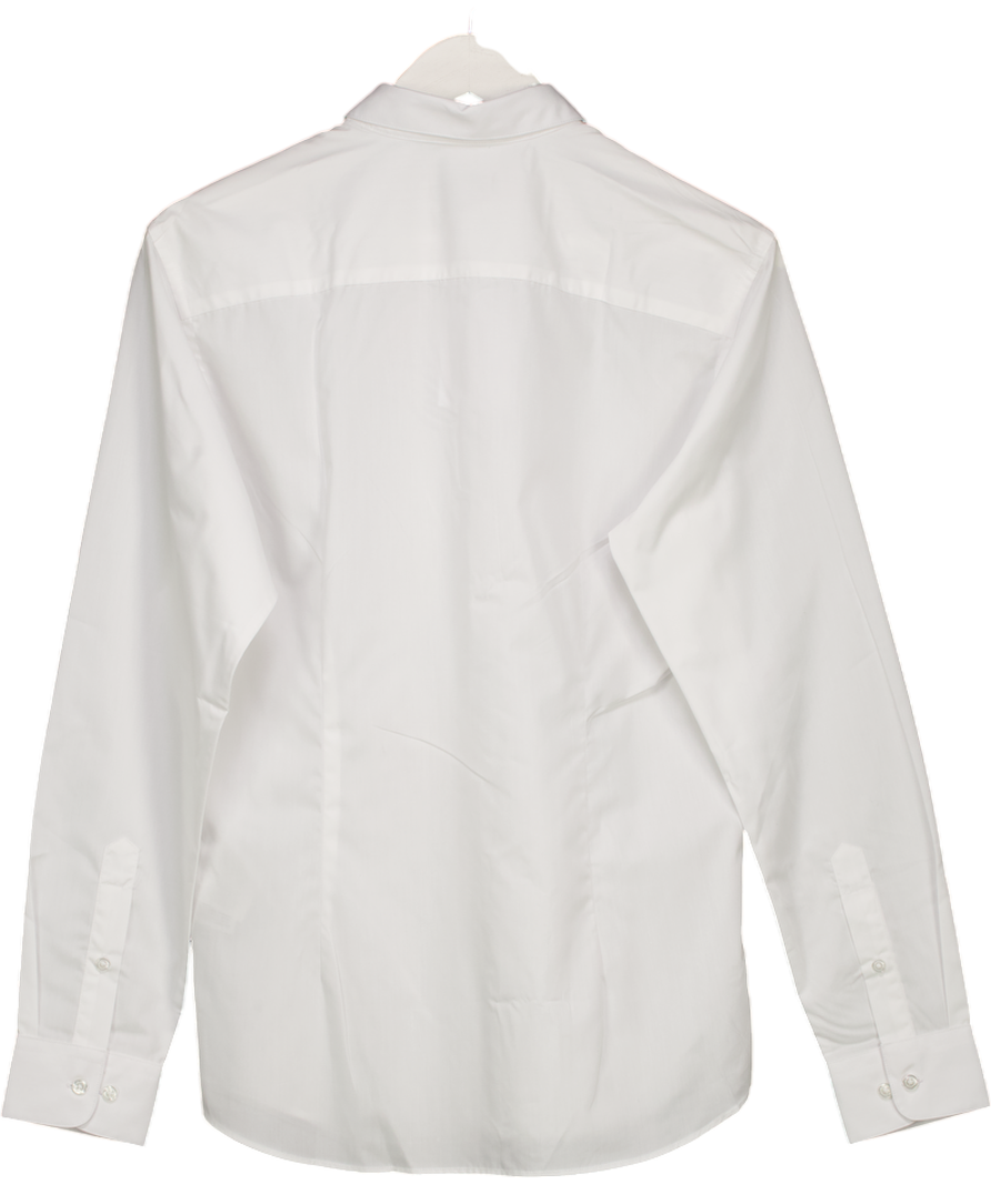 jack & jones White Slim Fit Dress Shirt UK XS