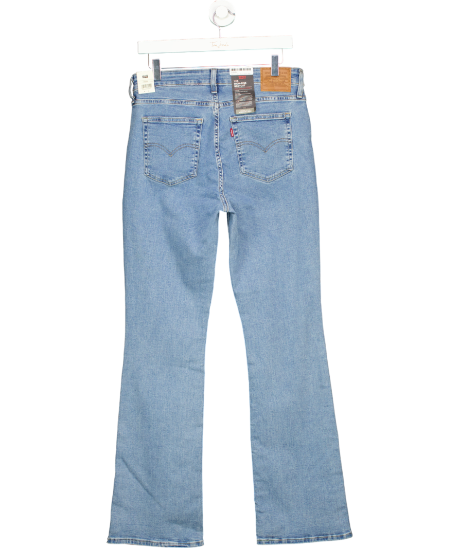 levis Blue 725 High Rise Bootcut Jeans W31