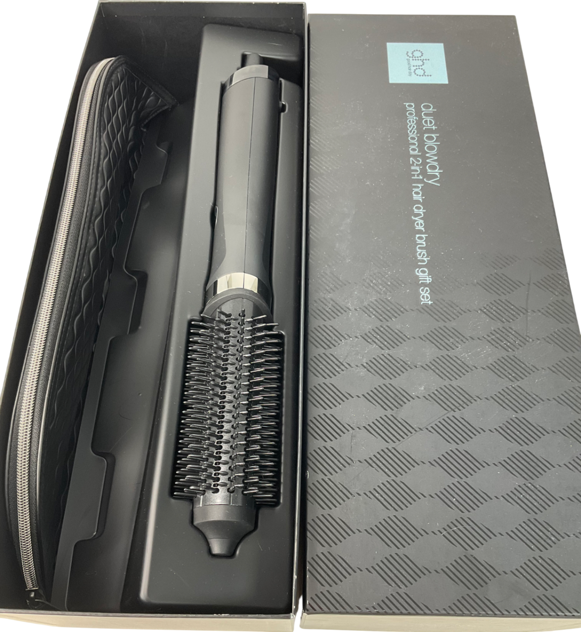 GHD Duet Blowdry Hair Dryer Brush Boxed