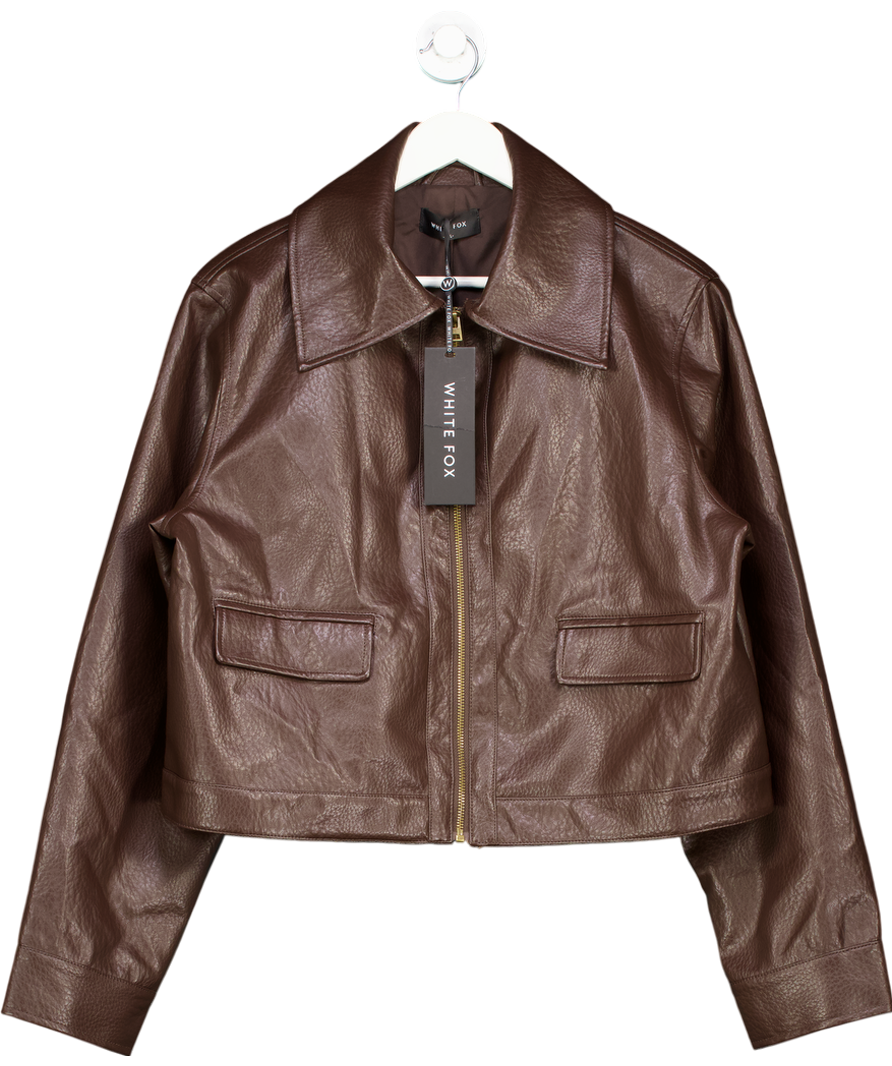 White Fox Brown Nobody Told Me Jacket UK M/L