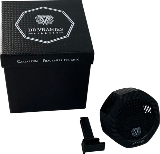 Dr. Vranjes Black Carbon Fiber Carparfum And Refill Boxed