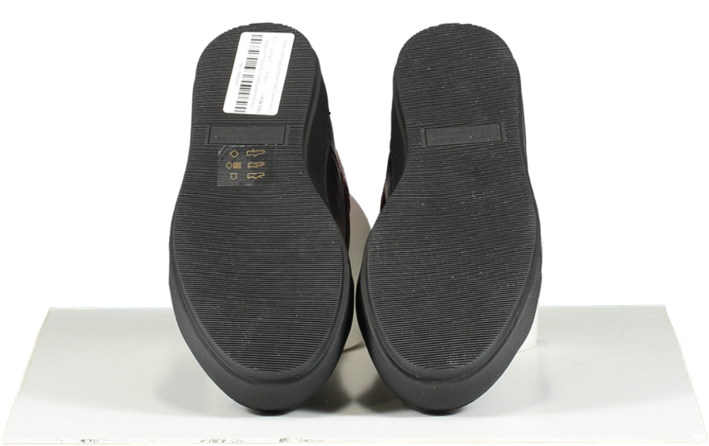 Kurt Geiger Black Laney Eagle Rainbow Detail Trainers BNIB UK 5 EU 38 👠