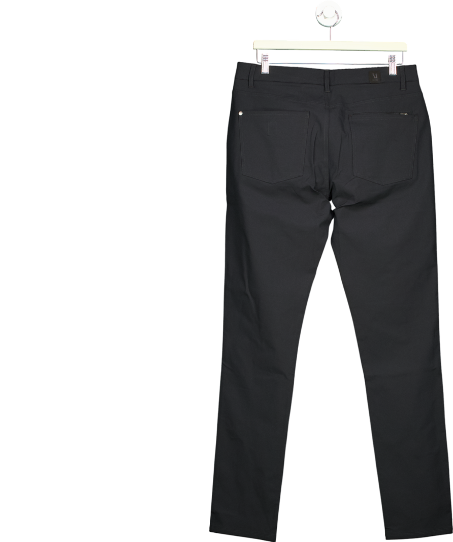 vuori Black Cascade Elastic Waist Trouser W32