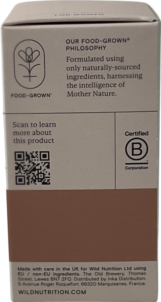 Wild Nutrition Food-grown® Women's Daily Multi Nutrient 60 capsules