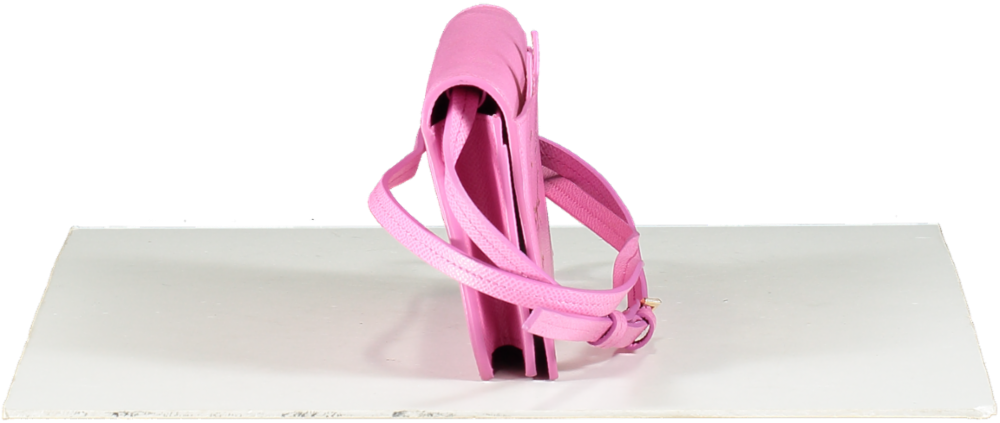 Charlotte Olympia 'kitty' Crossbody Purse In Pink Calf Leather One Size