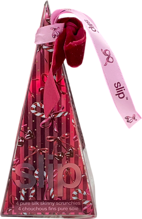 Slip Pure Silk Skinny Scrunchie X4