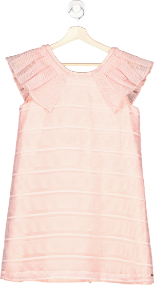 Tartine et Chocolat Pink Pleated Cap Sleeve Dress 14 Years