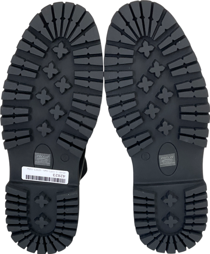 M&S Black Chelsea Chunky Flatform Ankle Boots UK 6 EU 39 👠