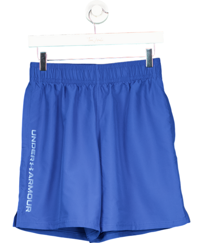 Under Armour Blue Tech Woven Wordmark Shorts UK S