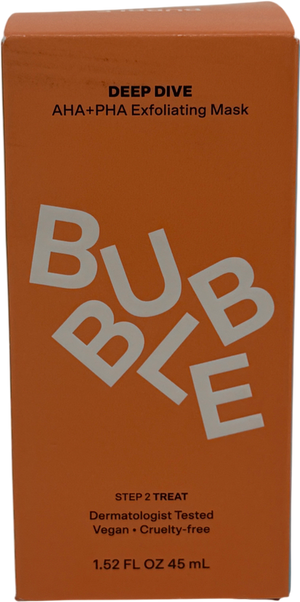 Bubble Deep Dive Aha + Pha Exfoliating Mask 45ml