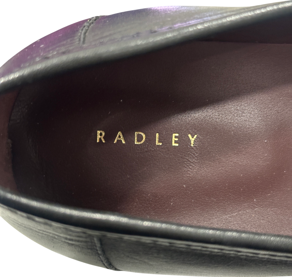 Radley London Black Burlington Row Saddle Loafer UK 8 EU 41 👠