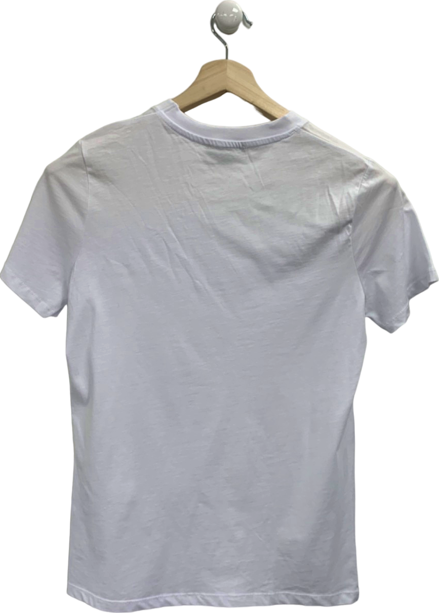 New Look White Short Sleeve T-Shirt UK 8