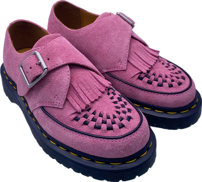 Dr. Martens Fondant Pink Ramsey Monk KLT Desert Oasis Suede Shoes UK 4