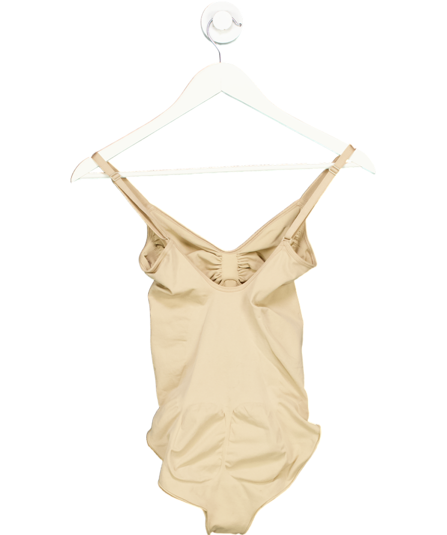 SKIMS Nude Sculpt Ruched Stretch Bodysuit UK XL