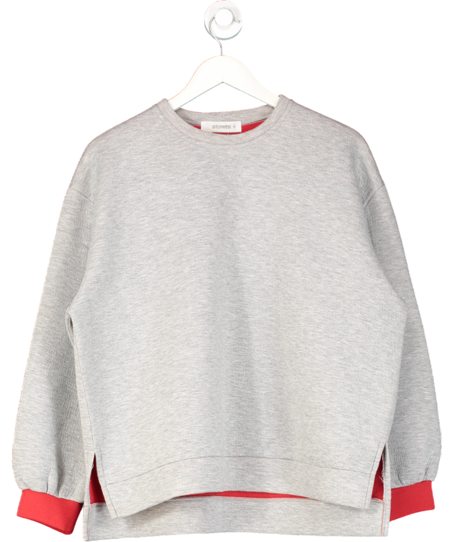 storets Grey Crew Neck Sweater UK S