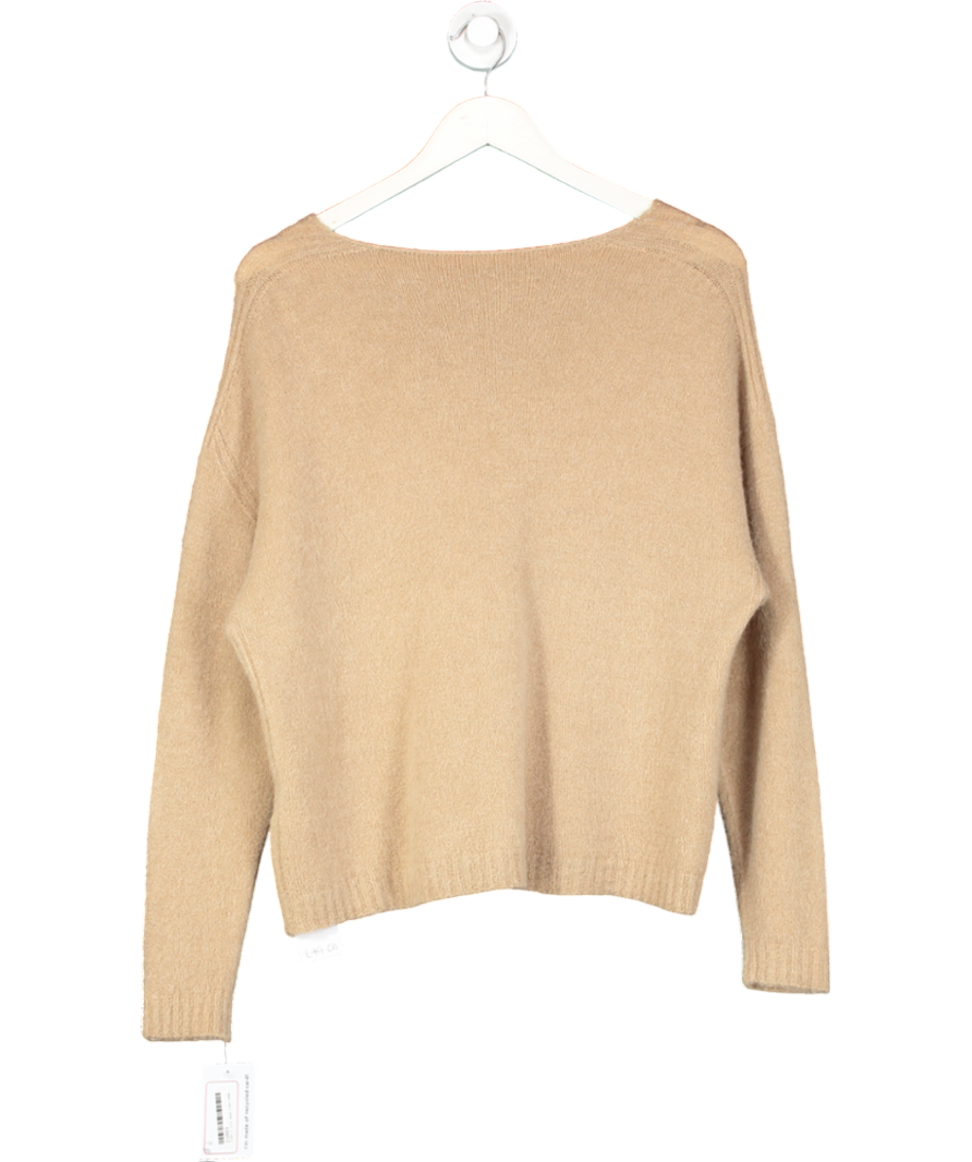 No.1 George Street Beige Charlie Knit In Camel UK S