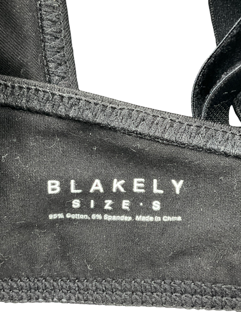 Blakely Black Jade Bralette UK S