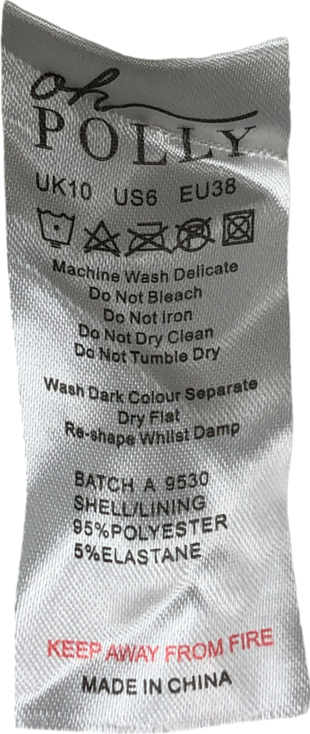 Oh Polly White Slinky Jersey Mid Rise Ruffle Layer Mini Skirt In Ivory UK 10