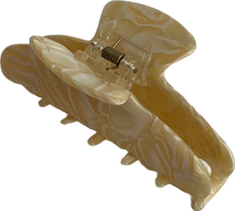 Monday Beige Hair Claw Clip