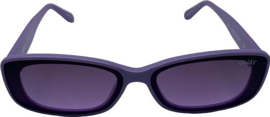 QUAY Purple Vibe Check Sunglasses One Size