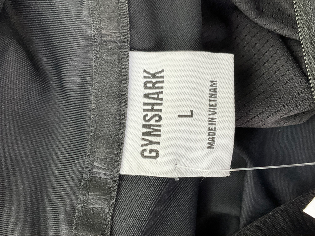 gymshark Black 1/4 Zip UK L