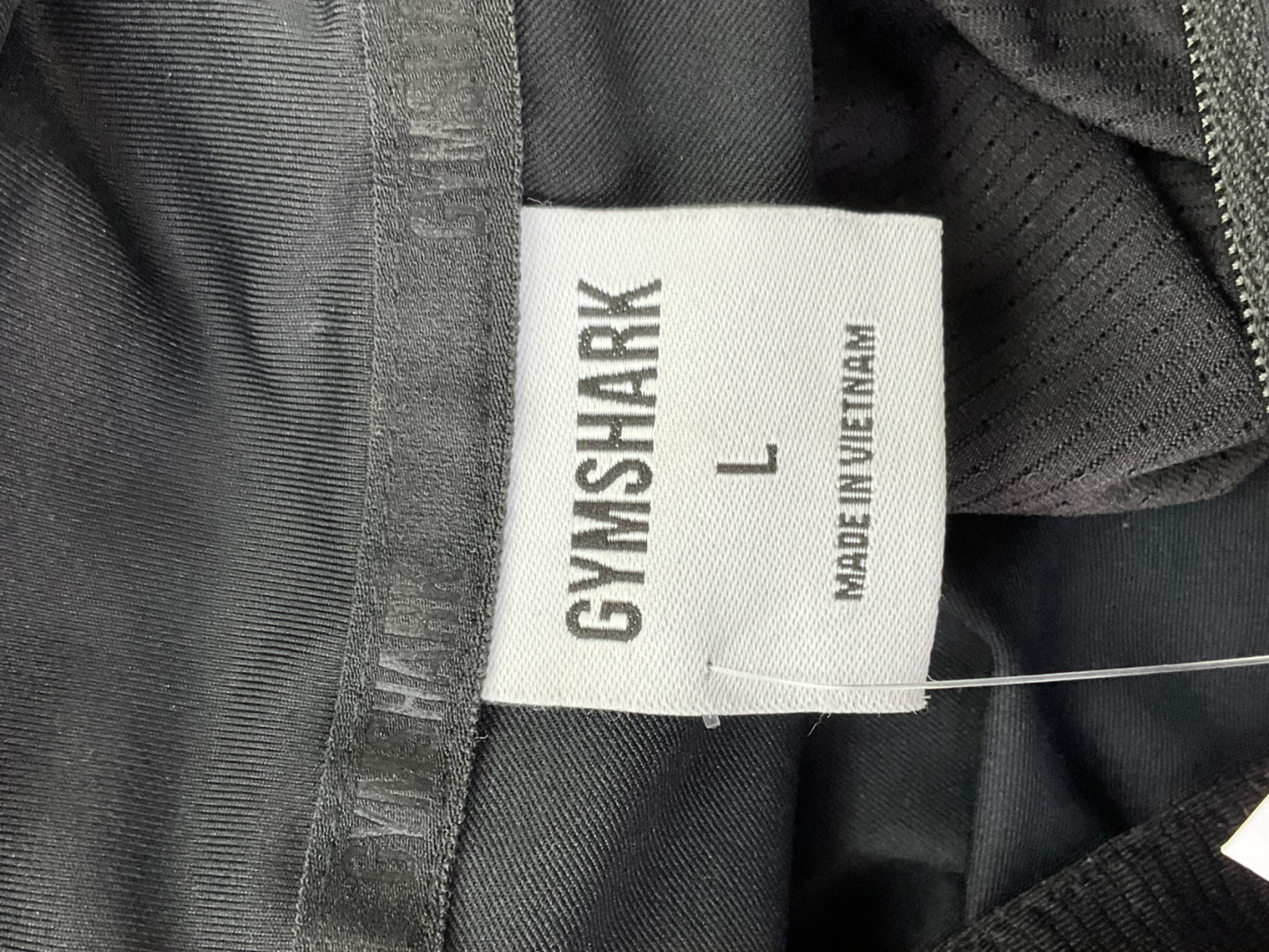 gymshark Black 1/4 Zip UK L