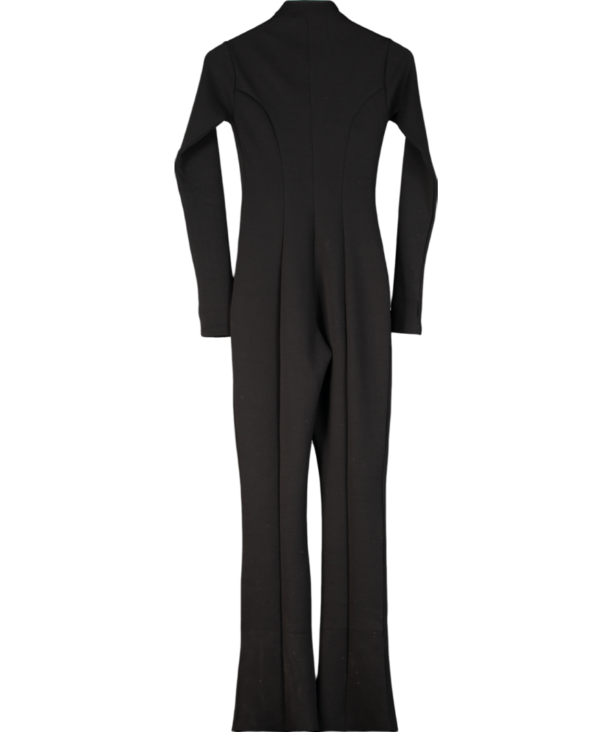 Meshki Scuba Jersey Jumpsuit - Black UK XS