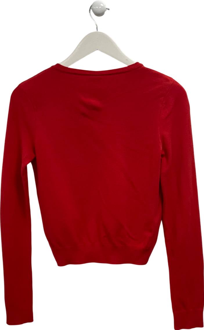 Urban Outfitters Red Crew Cardigan UK M