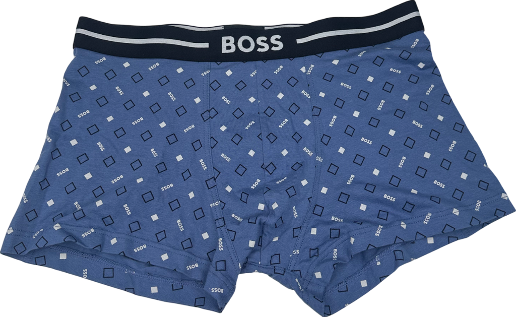 BOSS Blue Logo Boxers UK M