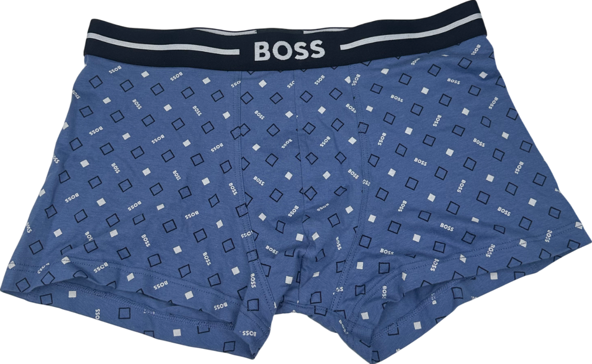 BOSS Blue Logo Boxers UK M