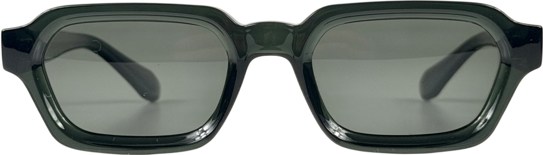 MELLER Green Tana Oval Sunglasses  in Case / Box