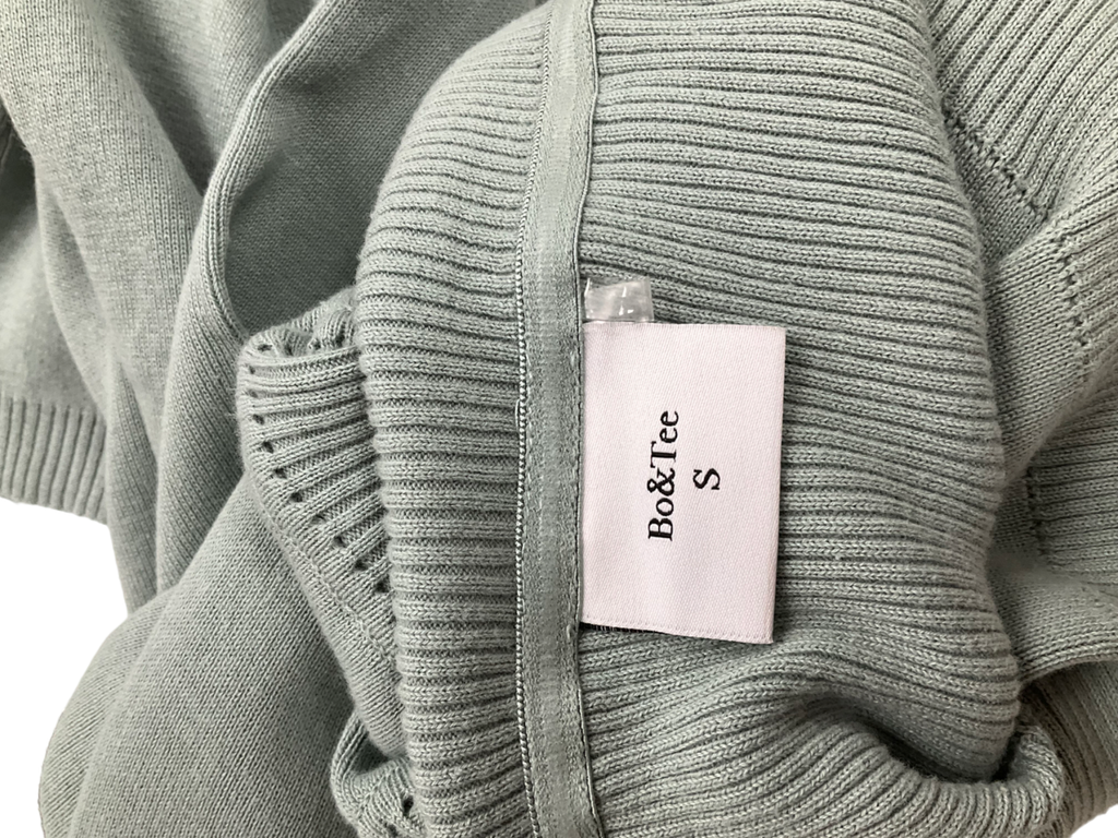 Bo + Tee Blue fold over Jumpsuit UK S