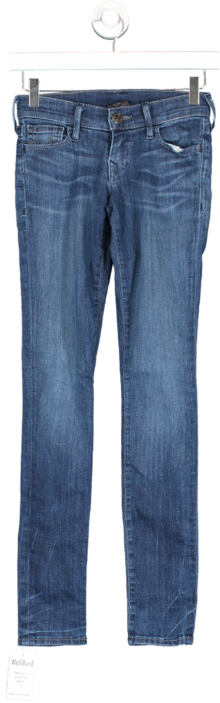 True Religion Blue Skinny Jeans UK XXS