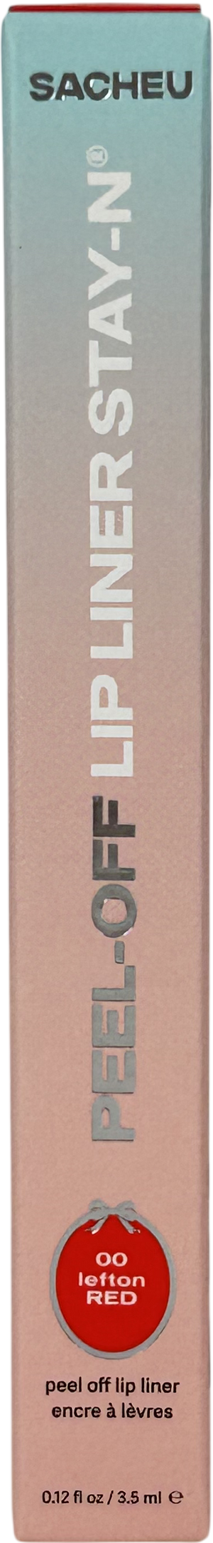 Sacheu Stay-n Peel Off Lip Liner 00 Lefton Red 3.5ml