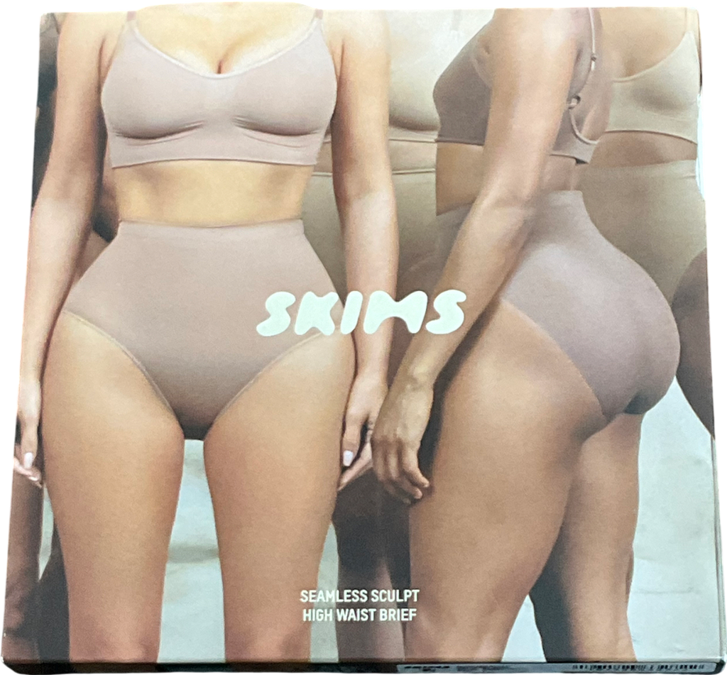SKIMS Seamless Sculpt High Waist Brief - Cocoa UK S
