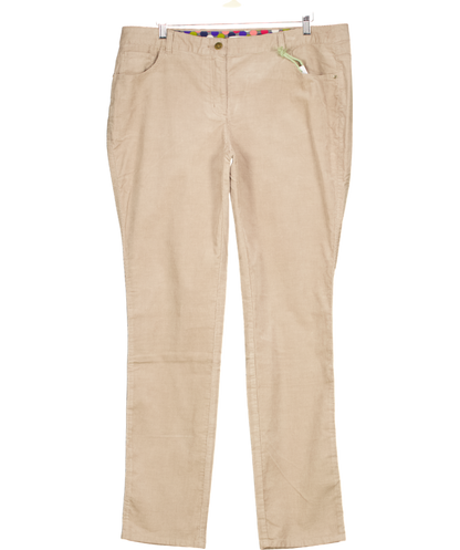 boden stone 5 Pocket Corduroy Slim Trousers UK 18 LONG